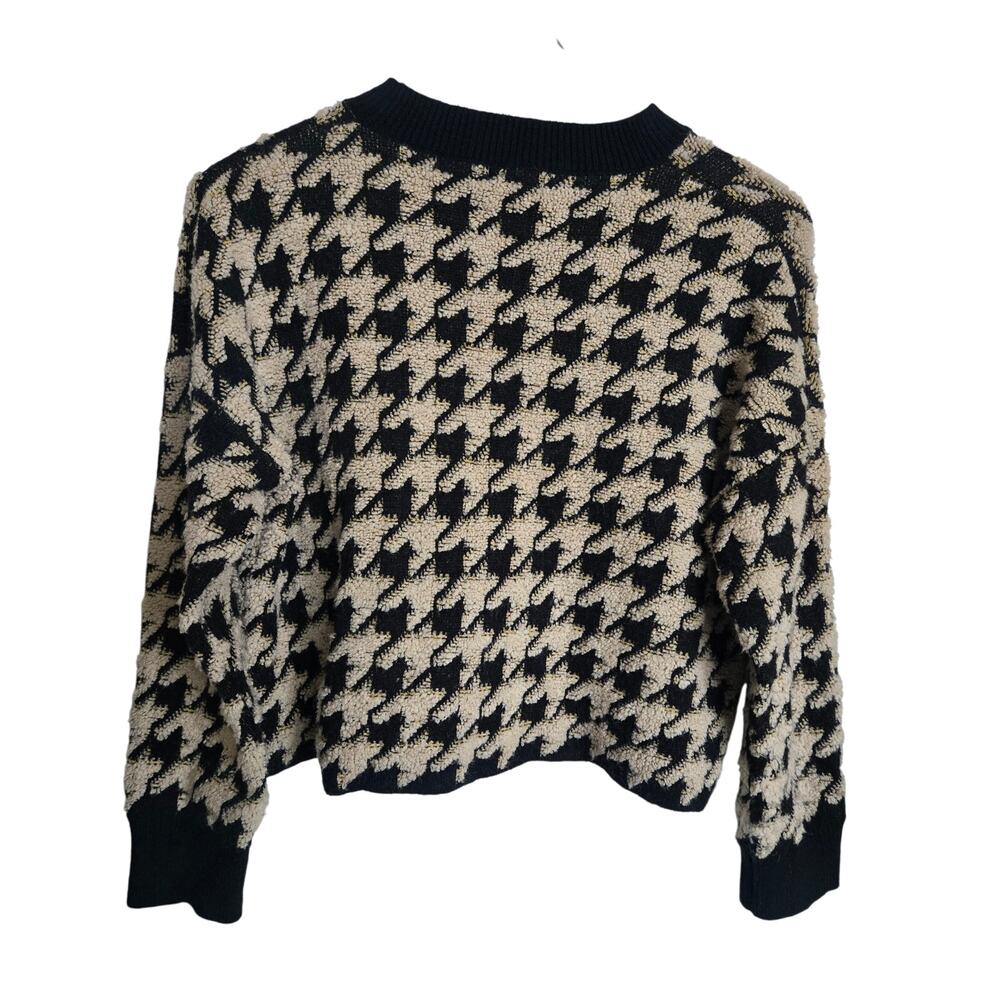 Houndstooth Pattern Max Studio Women's Sweater Si… - image 2